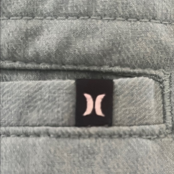 Hurley  x Nike Dri-Fit Men's Chino Hybrid Sage Green 9” Shorts, Men’s 34 - Picture 5 of 11